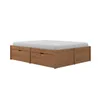 Cama Madera Maciza Con Cajones - Queen - Linea Beauty / Funcional - Amendoa en Marrón - Dormitorio, Uruguay | Rústico Hogar, vista 1 de 4