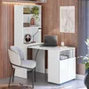 Escritorio Repisa Multifunción Duo - Blanco en Blanco - Escritorios y sillas de escritorio, Uruguay | Rústico Hogar, vista 1 de 5