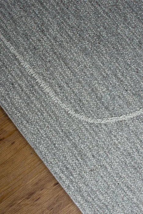 ALFOMBRA PURE PUR/B216/AN14/ 200X290 WOOL/ANGORA GREY en Gris - Alfombras, Uruguay | Vinibel, vista 4
