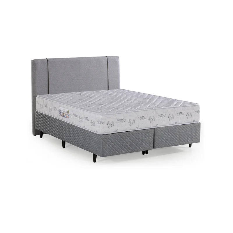 Respaldo Herval 2 Plazas - Gris con Linea - Respaldos de cama, Uruguay | Berna home, vista 3
