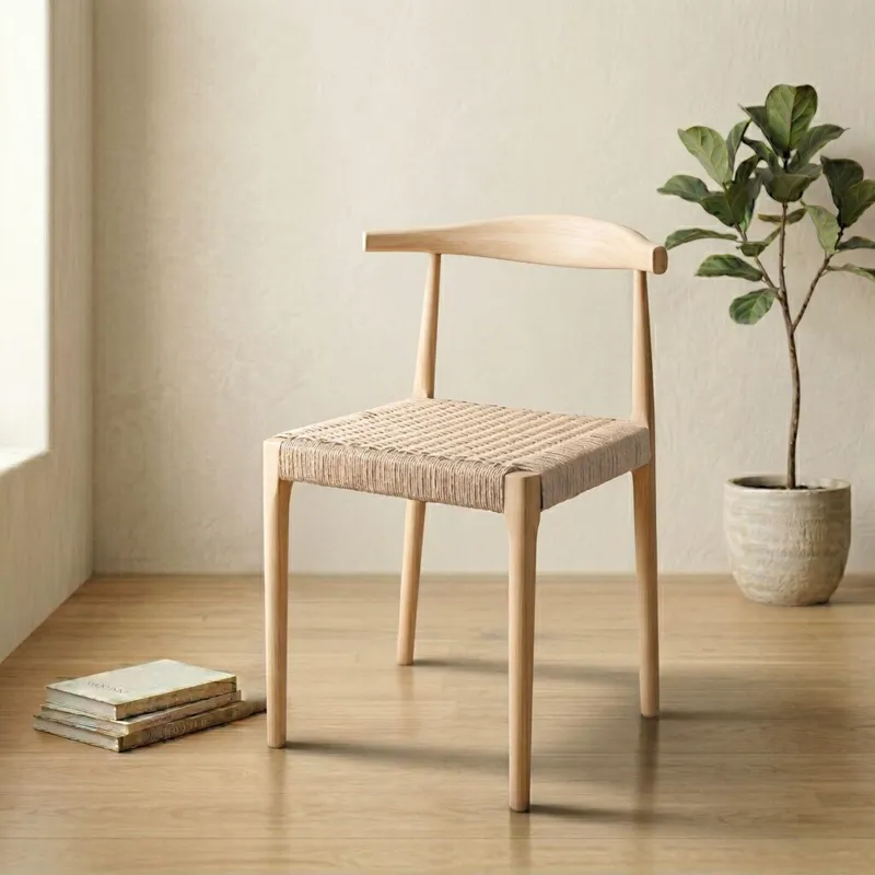 Silla de Comedor Madera natural Beige Hawai - Origen en Madera natural - Sillas, Uruguay | Rústico Hogar