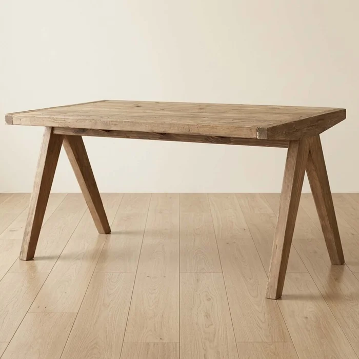 Mesa De Comedor Madera Natural-beige Ceibo en Madera natural - Mesas de comedor, Uruguay | Divino