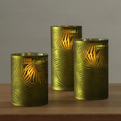 Vela Led De Vidrio Estampada - Velas y Portavelas, Uruguay | Tiendas Montevideo