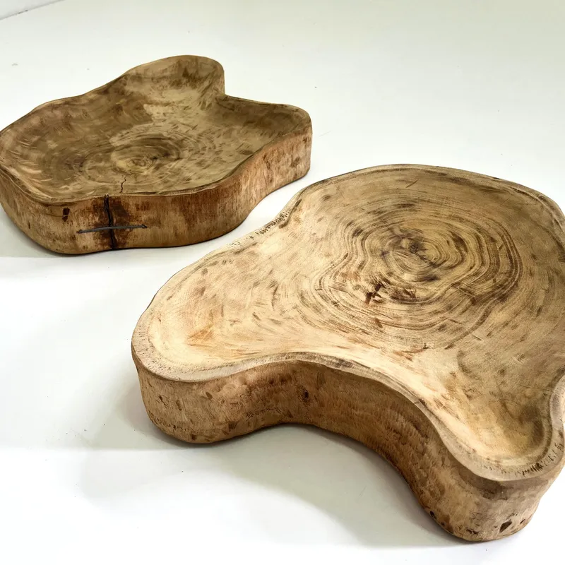 FUENTES ORGANICAS GEMELAS M C/U en Madera natural - Decoración, Uruguay | Fundamento Muebles