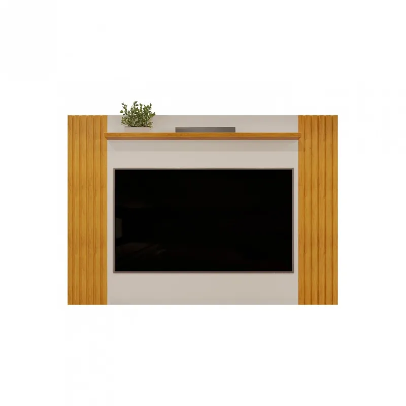 Panel para TV Agnes - Terminación Bali/Cedro en Marrón - Muebles para TV, Uruguay | Rústico Hogar