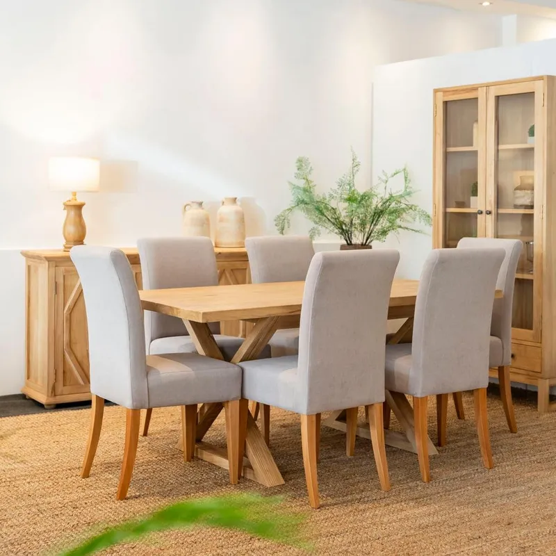 Mesa Comedor Paula en Marrón - Mesas de comedor, Uruguay | Marvic