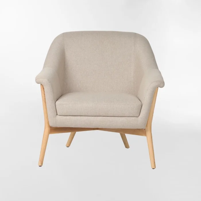 POLTRONA BOURBON BEIGE en Beige - Butacas, banquetas y puffs, Uruguay | Viasono, vista 2