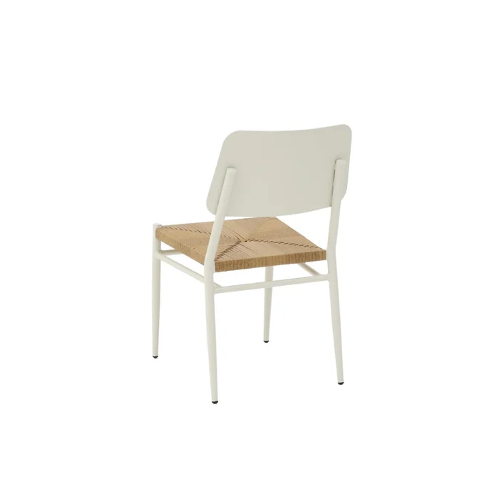 Silla Comedor Ext. Aluminio Blanco Hawai en Blanco - Muebles para el exterior, Uruguay | Divino, vista 4