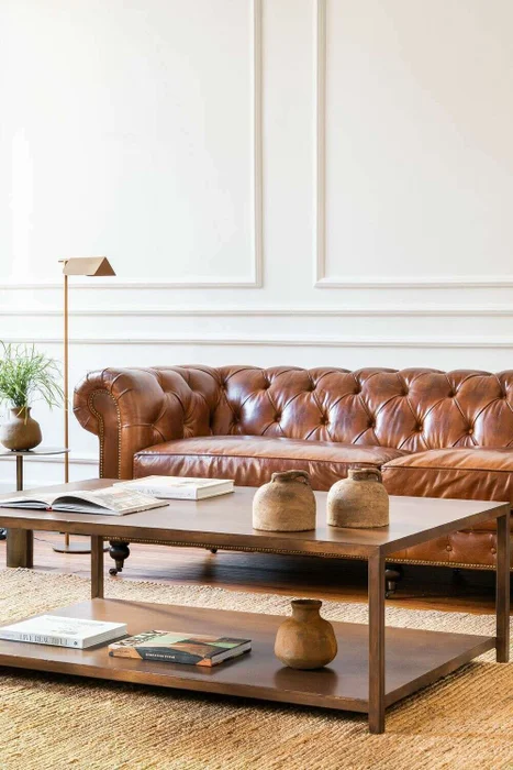 SILLON CHESTERFIELD - CUERO ITALIANO - XL en Marrón - Sillones y sofás, Uruguay | La Iberica, vista 22