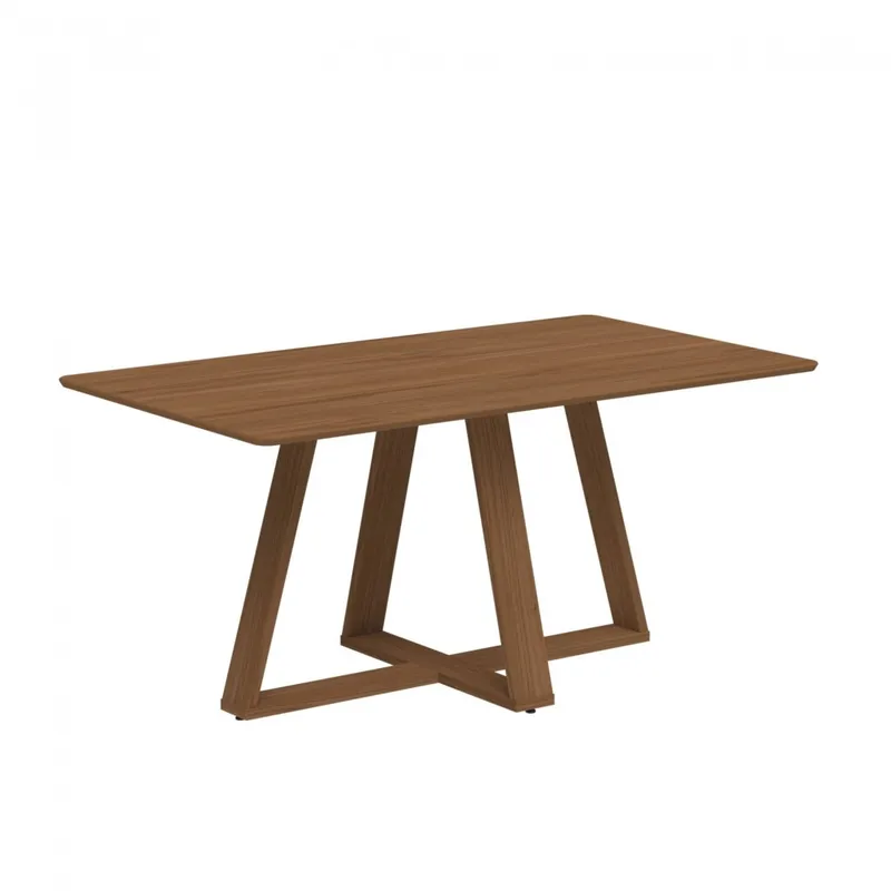 Mesa de comedor Avena - 1.6 - Linea Mónaco en Marrón - Mesas de comedor, Uruguay | Rústico Hogar