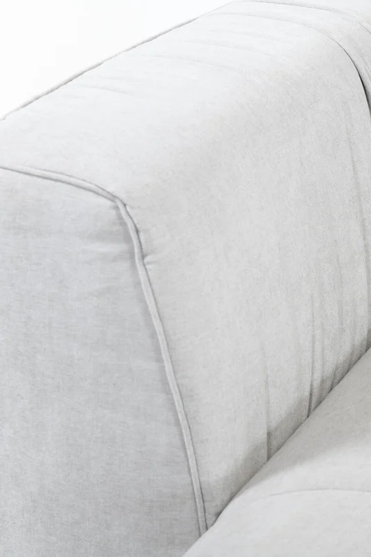 SOFA CORSO CHAISE IZQ 266X105X80CM (2PIEZAS) TELA GRIS CLARO en Gris - Sillones y sofás, Uruguay | Vinibel, vista 4
