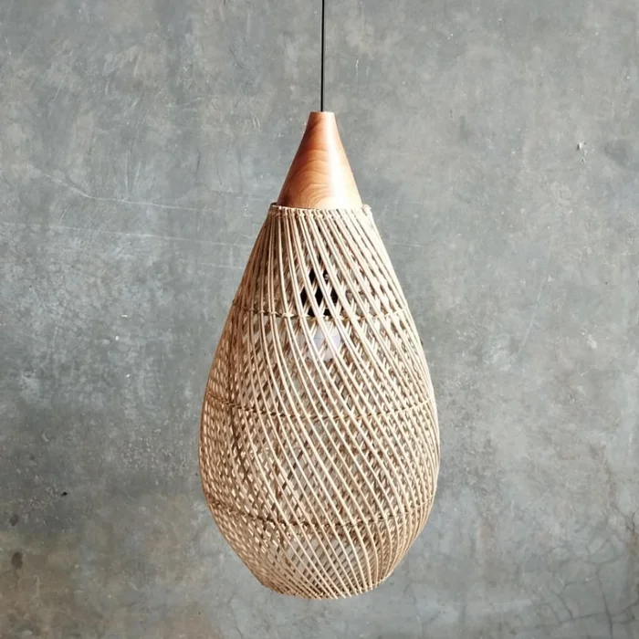 Lámpara Olea en Material: Ratán - Lámparas colgantes, Uruguay | Casakos, vista 6