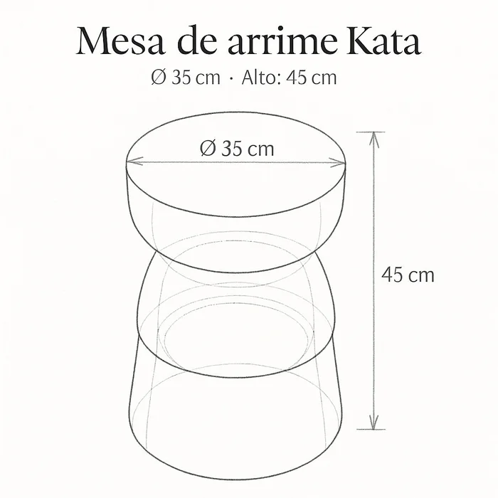 Mesa de Arrime de Teca Kata | Casakos Uruguay en Madera natural - Butacas, banquetas y puffs, Uruguay | Casakos, vista 5
