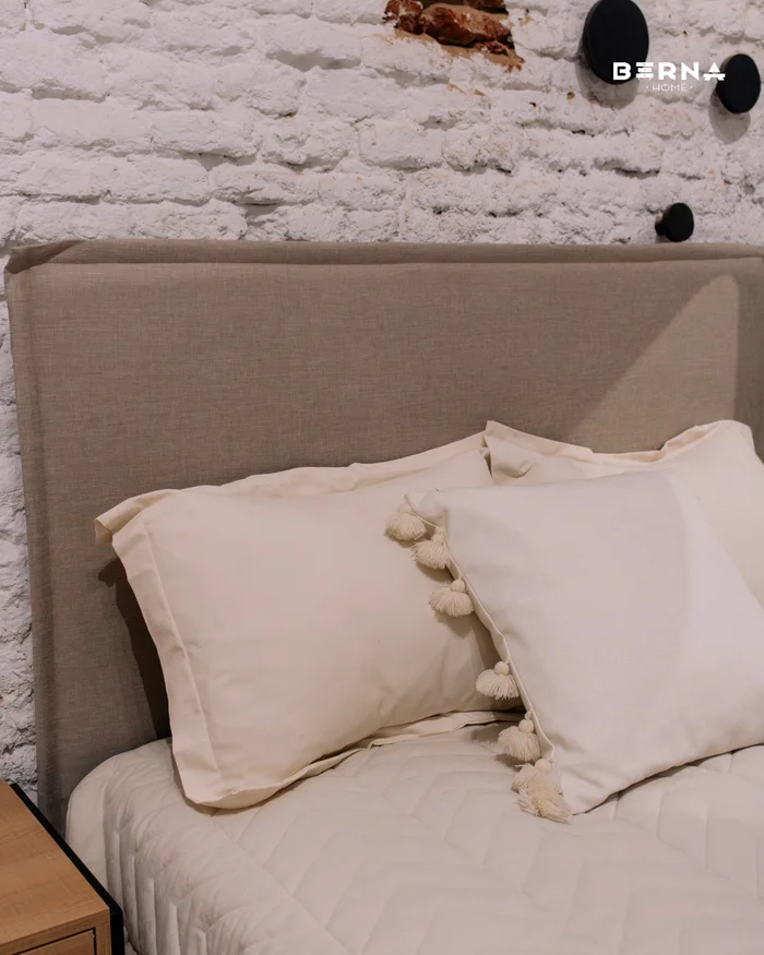Respaldo Volado 2 Plazas - Beige - Respaldos de cama, Uruguay | Berna home, vista 2