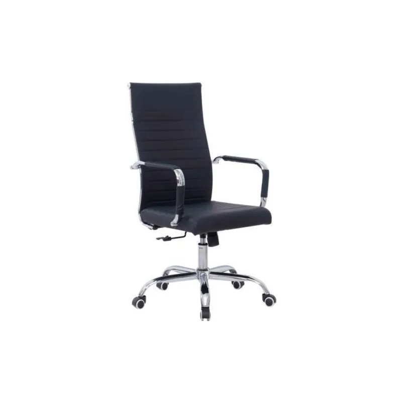 SILLA DE ESCRITORIO RH NEGRA POLIURETANO LC029SY05 en Negro - Escritorios y sillas de escritorio, Uruguay | Rosas Hermanos