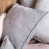 ALMOHADON PAZ - LINO GRIS MEDIO - 55 X 55 en Gris - Textiles, Uruguay | La Iberica, vista 4 de 11