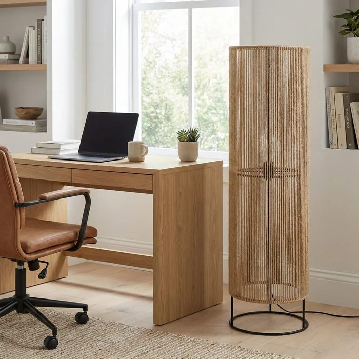 Nativo Totem Cord en Beige - Lámparas de pie, Uruguay | La Perla, vista 4