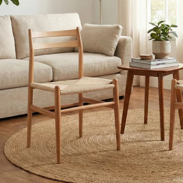 Silla de Comedor Madera natural Beige Francia - Línea Serena en Beige - Sillas, Uruguay | Ecowood, vista 4
