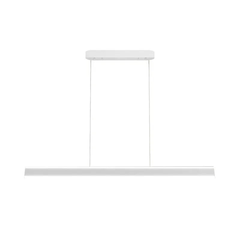 Luminaria Lineal LED Baku 120 cm Blanco en Blanco - Lámparas colgantes, Uruguay | Serlux
