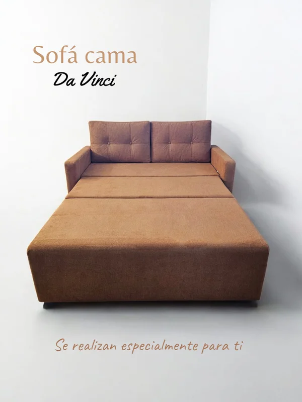 Sofá cama 1 y 1/2 plazas DA VINCI - Muebles Da Vinci en Beige - Sillones y sofás, Uruguay | Muebles Da Vinci, vista 5