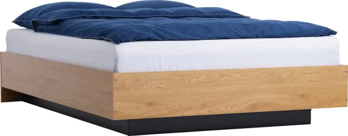 Estructura cama c/almac ELLINGE 2 Plazas 140x190 color robl en Gris - Dormitorio, Uruguay | JYSK, vista 3