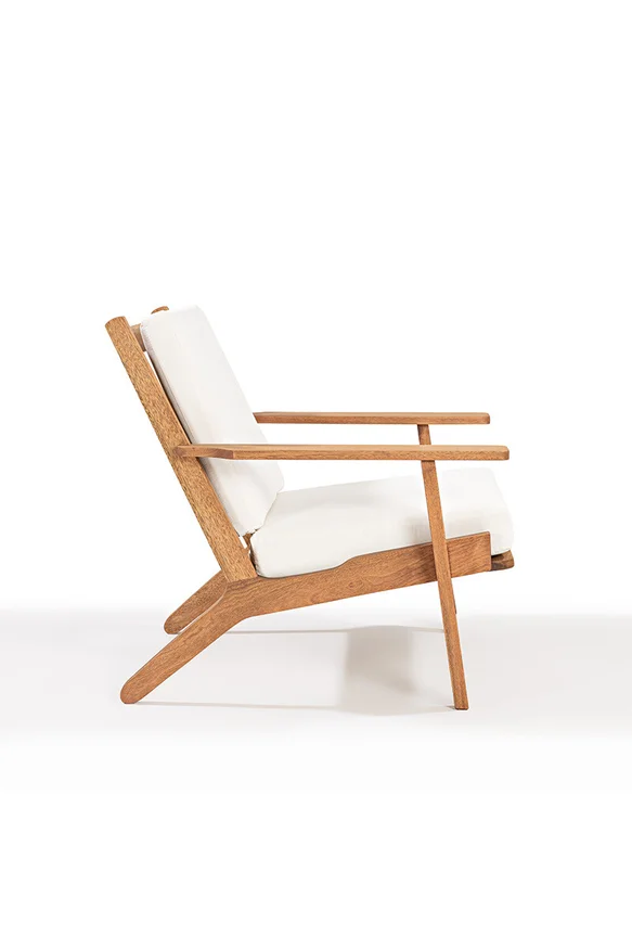 POLTRONA LOTUS ACQUABLOCK CRUDO 93x87x86CM JATOBA - Muebles para el exterior, Uruguay | Vinibel, vista 2