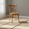 Silla De Comedor Madera Natural-beige Cruceta en Madera natural - Sillas, Uruguay | Divino, vista 1 de 6
