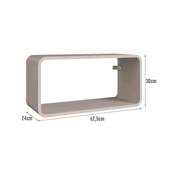 Cubo Raíz – Linea Curve – Beige - Aparadores y recibidores, Uruguay | RM Muebles y Deco, vista 2