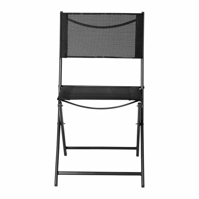 Silla de Textilita Plegable en Negro - Sillas, Uruguay | Ecowood, vista 3