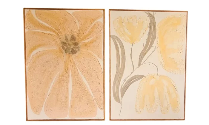Set Cuadros Flores Línea Exclusiva en Set Cuadros Flores Línea Exclusiva - Decoración de pared, Uruguay | Finkel