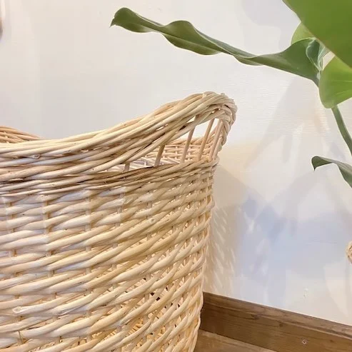 Canasto leñero de mimbre - Decoración, Uruguay | Decoramuss, vista 2