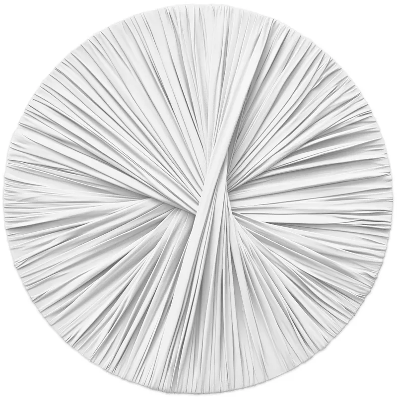 CIRCULO CON ONDAS TEXTURED CANVAS BLANCA en Blanco - Decoración de pared, Uruguay | Champagne Home