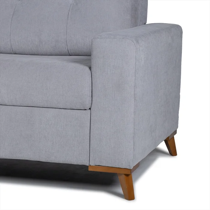 Sofá Katrina - Tela Microfibra - 3 cuerpos - 10286 (Gris) en Gris - Sillones y sofás, Uruguay | Nyr, vista 5
