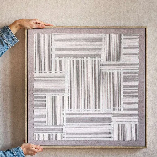 CUADRO OPTICAL - LINOS 2 60 X 60 - Decoración de pared, Uruguay | La Iberica