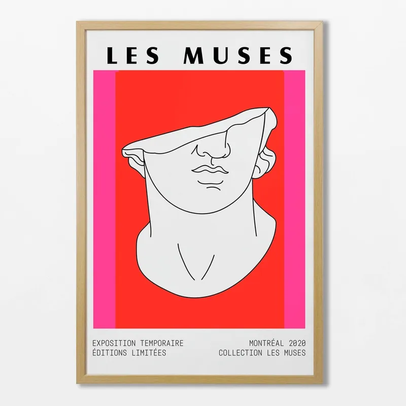 Les Muses - David en Multicolor - Láminas, Uruguay | La Cuadrería