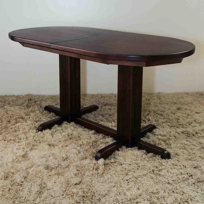 Mesa Oval 1.20 m extensible — Serra Amoblamientos en Marrón - Mesas de comedor, Uruguay | Serra Amoblamientos, vista 3