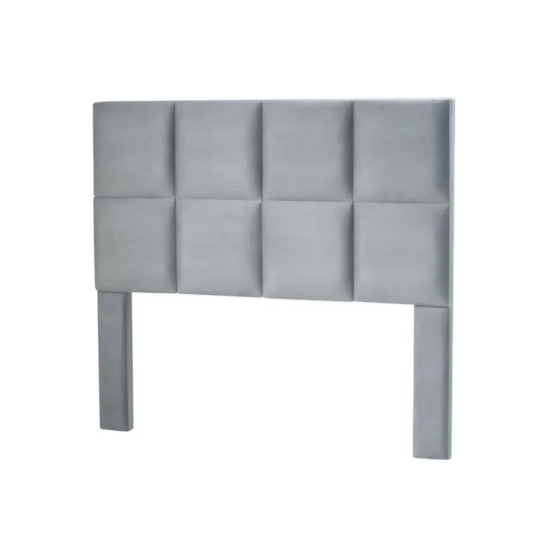 Cabecera Lite Milao Gris Queen en Gris - Respaldos de cama, Uruguay | Noe