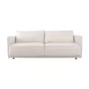 Sillón 3 Cuerpos Cuero-100-natural Blanco Romeo en Blanco - Sillones y sofás, Uruguay | Divino, vista 3 de 3