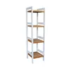 ESTANTERIA 4 TABLAS 32X32X108 CM BAMBOO CON BLANCO en Multicolor - Bibliotecas, Uruguay | Koz, vista 1 de 4