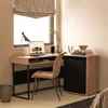 Escritorio esquinero Chicago - Black y Aveiro en Negro - Escritorios y sillas de escritorio, Uruguay | NYR, vista 1 de 5