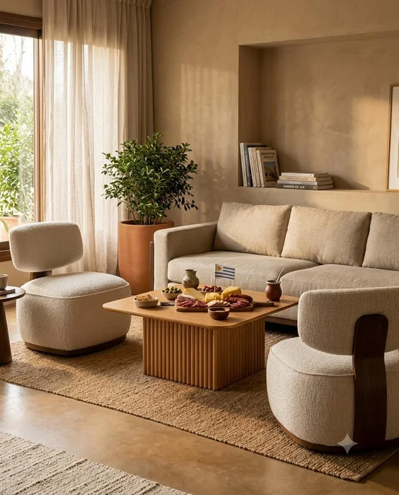 Mesa de Living de Madera Omega en Madera natural - Muebles, Uruguay | Indrana, vista 5