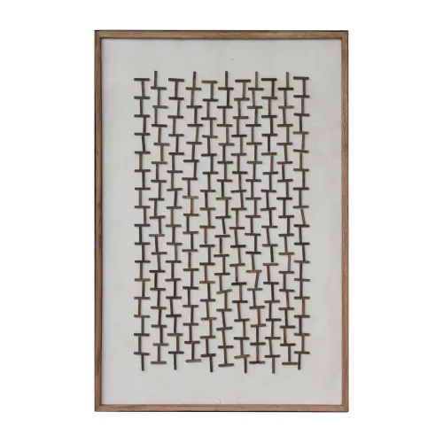 Cuadro Madera Marron Fe8175 en Marrón - Decoración de pared, Uruguay | Divino