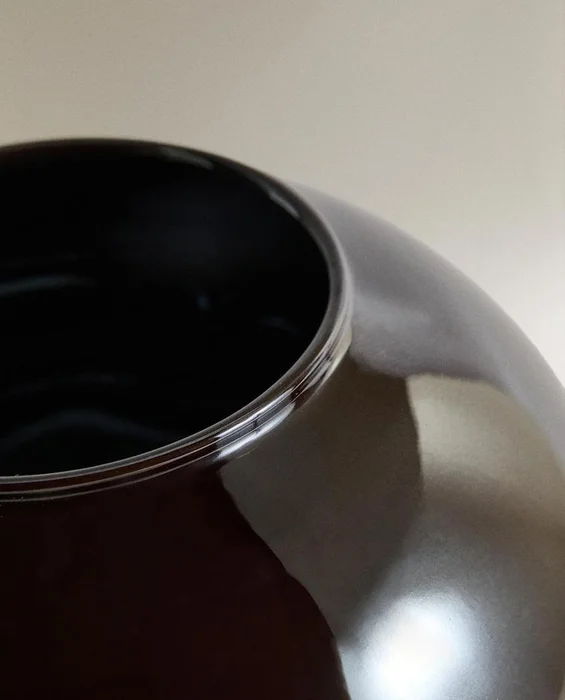 JARRÓN ESFERA GLOSS en Negro - Jarrones, Uruguay | Zara Home, vista 5