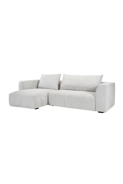 SOFA CORSO CHAISE IZQ 266X105X80CM (2PIEZAS) TELA GRIS CLARO - Sillones y sofás, Uruguay | Vinibel, vista 2