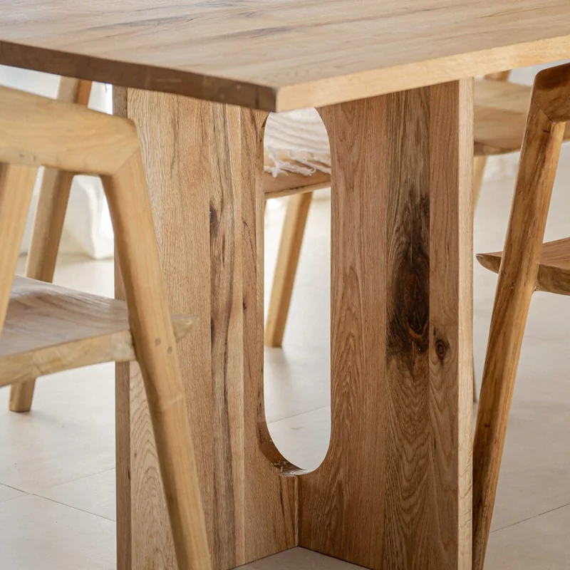 Mesa de comedor Tania 240 en Madera natural - Mesas de comedor, Uruguay | De Arcos, vista 5