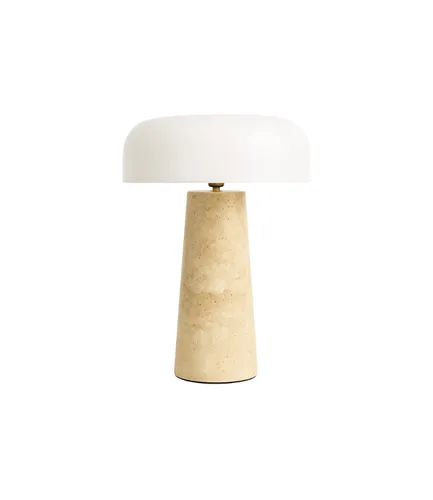 L.MESA KYOTO 30X40 en Beige - Lámparas de mesa, Uruguay | Masinfinito Casa