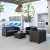 Juego De Jardín Modelo Diva Confort Grafito - Muebles para el exterior, Uruguay | Castro, vista 2 de 2
