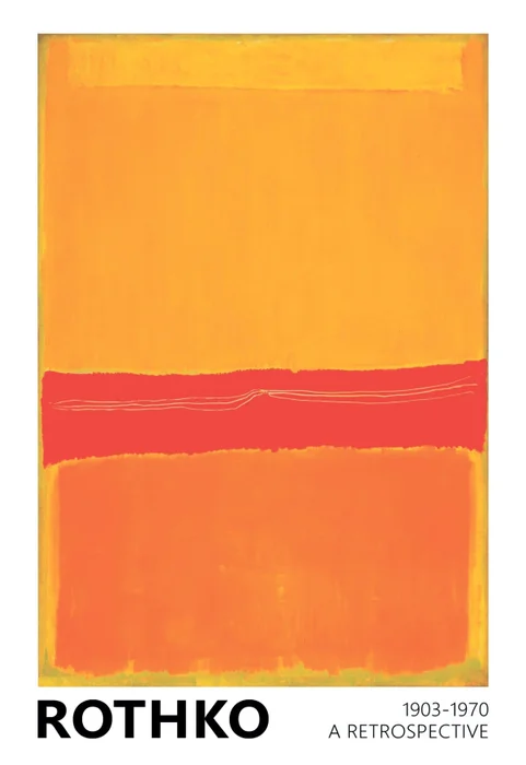 Rothko en Naranja - Láminas, Uruguay | Mara Estudio