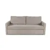 Sofá Cama Lucca - Tela Microfibra - Berlin 05 (Ceniza) en Gris - Sillones y sofás, Uruguay | NYR, vista 5 de 6