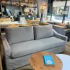 Sofá Manchester con Funda Desmontable 3 Cuerpos (205cm) – Gris - Sillones y sofás, Uruguay | Berna home, vista 4 de 7